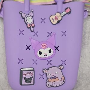 Hello Kitty Kuromi Silicone Charm Bag